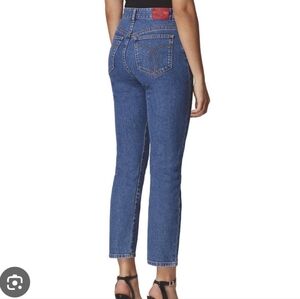 Nwt FIORUCCI STRAIGHT SLIM LEG JEANS  Designer Y2K 2000s Collegiate Preppy